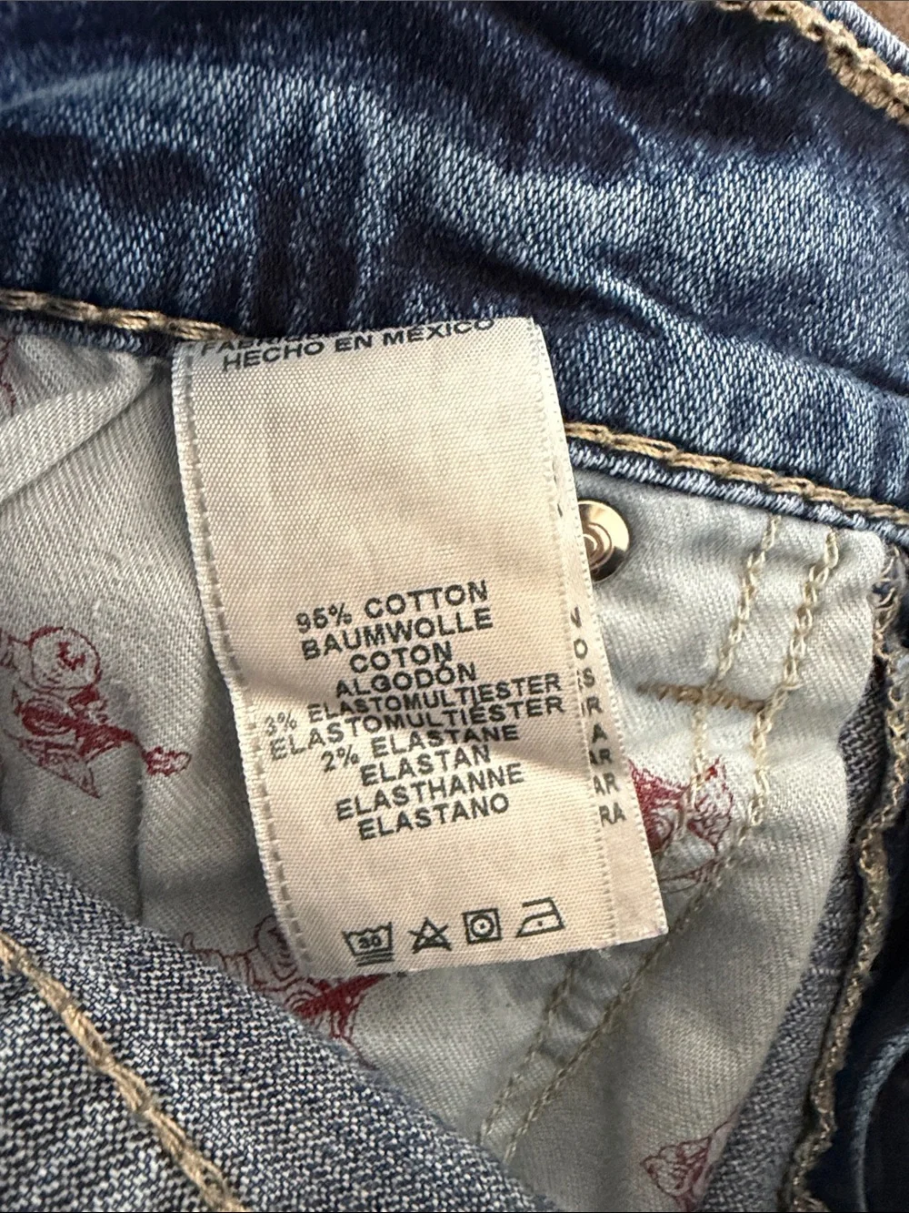True Religion Flap Back Pockets Jeans size 30